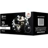 LED girlianda NANO, 230Vac, 7.5m, 75 x LED, šaltai balta, su laikmačiu, EMOS
