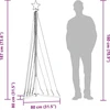 LED Kalėdų eglutė 339 LED Mėlyna 187 cm