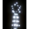 LED Kalėdų eglutė 363 LEDs Šalta Balta 182 cm
