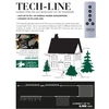 Lampki choinkowe Sirius Tech-Line StartSet, 45L, Multi/juodas, w/sensor