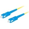 LANBERG šviesolaidinis patchcord SM SC/UPC-SC/UPC simplex 10m LSZH g657a1 3.0mm geltonas