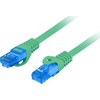 LANBERG patchcord cat.6A FTP LSZH CCA 5m žalias
