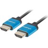 LANBERG HDMI M/M v2.0 cable 0.5m juodas 4K slim
