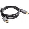 Lanberg kabelis Displayport - HDMI M/M 4K 1m juodai-sidabrinis