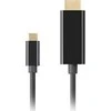Lanberg USB-C į HDMI kabelis, 3 m 4K/60Hz, Juodas | Lanberg | USB-C į HDMI kabelis | CA-CMHD-10CU-0030-BK | 3 m