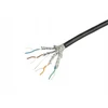 Lanberg kabelis LAN SFTP kat.7 305m drut outdoor CU juoda fluke passed