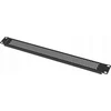 Lanberg Plug 19" 1U spintelėms, perforuota juoda
