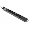 Lanberg stovo maitinimo juostelė PDU 19" 1U 16A 5x PL 2m juoda