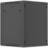 Lanberg Montavimo spintelė pakabinama rack 19'' 15U 600X600 juoda metalinėmis durimis (Flat Pack) (WF01-6615-00B)