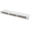 LANBERG patch panel 24 port 1U kat.6A FTP pilkas