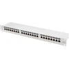 LANBERG patch panel 24 port 1U kat.6A FTP pilkas