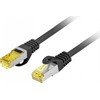 LANBERG Patchcord Cat.6A S/FTP LSZH CU 2m juodas