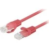 PATCHCORD KAT.6 UTP 0.5M Raudonas FLUKE PASSED LANBERG 10-PACK