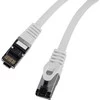 LANBERG patchcord kat.8.1 S/FTP LSZH CU 0.25m pilkas