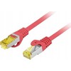 PATCHCORD KAT.6A S/FTP LSZH CU 3M Raudonas FLUKE PASSED LANBERG