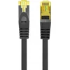 PATCHCORD CAT.6A S/FTP LSZH CU 3M Juodas FLUKE PASSED LANBERG