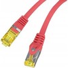 PATCHCORD KAT.6A S/FTP LSZH CU 3M Raudonas FLUKE PASSED LANBERG