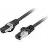 PATCHCORD KAT.8.1 S/FTP LSZH CU 1M JUODA FLUKE PASSED LANBERG