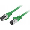 PATCHCORD KAT.8.1 S/FTP LSZH CU 5M Žalias FLUKE PASSED LANBERG