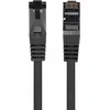 PATCHCORD KAT.8.1 S/FTP LSZH CU 0,5M JUODA FLUKE PASSED LANBERG