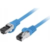 PATCHCORD KAT.8.1 S/FTP LSZH CU 0,5M Mėlynas FLUKE PASSED LANBERG