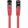 PATCHCORD KAT.8.1 S/FTP LSZH CU 1M Raudonas FLUKE PASSED LANBERG