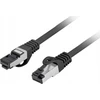 PATCHCORD KAT.8.1 S/FTP LSZH CU 3M JUODA FLUKE PASSED LANBERG