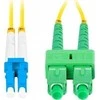Lanberg šviesolaidis SM LC/UPC - SC/APC duplex 2.0m geltonas
