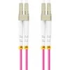 FIBER OPTIC PATCHCORD MM LC/UPC-LC/UPC DUPLEX 3.0MM OM4 50/125 LSZH 3M PURPLE LANBERG
