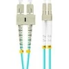 FIBER OPTIC PATCHCORD MM LC/UPC-SC/UPC DUPLEX 3.0MM OM3 50/125 LSZH 2M AQUA LANBERG