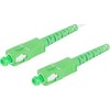 LANBERG šviesolaidinis patchcord SM SC/APC-SC/APC simplex 2.5m LSZH g657b3 3.0mm baltas