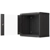 Lanberg WF03-5309-10B rack spintelė 9U Sieninis stovas Juodas