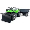 Language Lizard Llc PLASTO keturratis su plūgu ir priekaba 52 cm žalia PLA1601