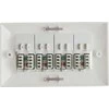Lanview CAT6 priekinio skydelio 4 prievadų JK tipas