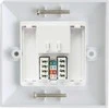 Lanview CAT6 priekinis skydelis Single Gang JK