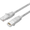 Lanview CAT6A S/FTP 0,15m Baltas LSZH,