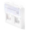 Lanview EURO OUTLET 45x45 - 2-PORT