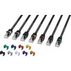 Lanview Lanview LV-UTP6A005B tinklo kabelis, juodas, 0,5 m, S/FTP (S-STP)