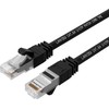 Lanview Lanview LV-UTP6A01B tinklo kabelis, juodas, 1 m, S/FTP (S-STP)