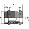 LAPP Dławnica kablowa mosiężna EMC M20/PG13,5 IP68 SKINDICHT SHVE-M20x1,511/7 (52106950)