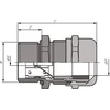 LappKabel Lapp SKINTOP 53112665, Metalinis, Žalvaris, Poliamidas, 10 vnt., M40x1.5, IP68, -40 - 100 °C