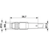 Lapp Kabel LAPP 10m sujungimo kabelis su 4P FIELDBUS M8 S / A AB-C4-M8MS- 0,0PUR (22260318)
