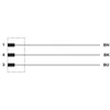 Lapp Kabel LAPP 10m sujungimo kabelis su 4P FIELDBUS M8 S / A AB-C4-M8MS- 0,0PUR (22260318)