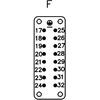 Lapp Kabelis LAPP 16P + PE jungties įdėklas 16A 500V EPIC H-BE 16 BS (10203000)