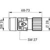 Lapp kabelis LAPP 5 + PE 630V 25A 7PIC LS1 D6 (73000028)