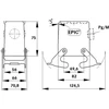 Lapp Kabelis LAPP Kampinis kištuko korpusas PG21 IP65 EPIC H-A 32 TSB 21 (10578000)