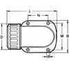 LAPP Jungtis PG36 IP65 SILVYN HF 36 juoda (61794190)