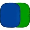 Backdrop - Lastolite Chromakey 1.5x1.8m Dvipusis Mėlynas/Zalias