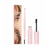 Set Kylie Cosmetics: Kybrow Defined antakių kreminis pieštukas ir 2-in-1 005 Dark Brown 0,09 g + By Kylie Define antakių gelis Transparentus, 5 ml