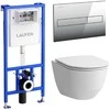 Laufen UNITAZO KOMPLEKTAS SU RĖMU PRO RIMLESS